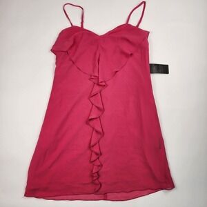 Guess Milania Jealous Pink The Easy Ruffle Dress - Size‎ Small